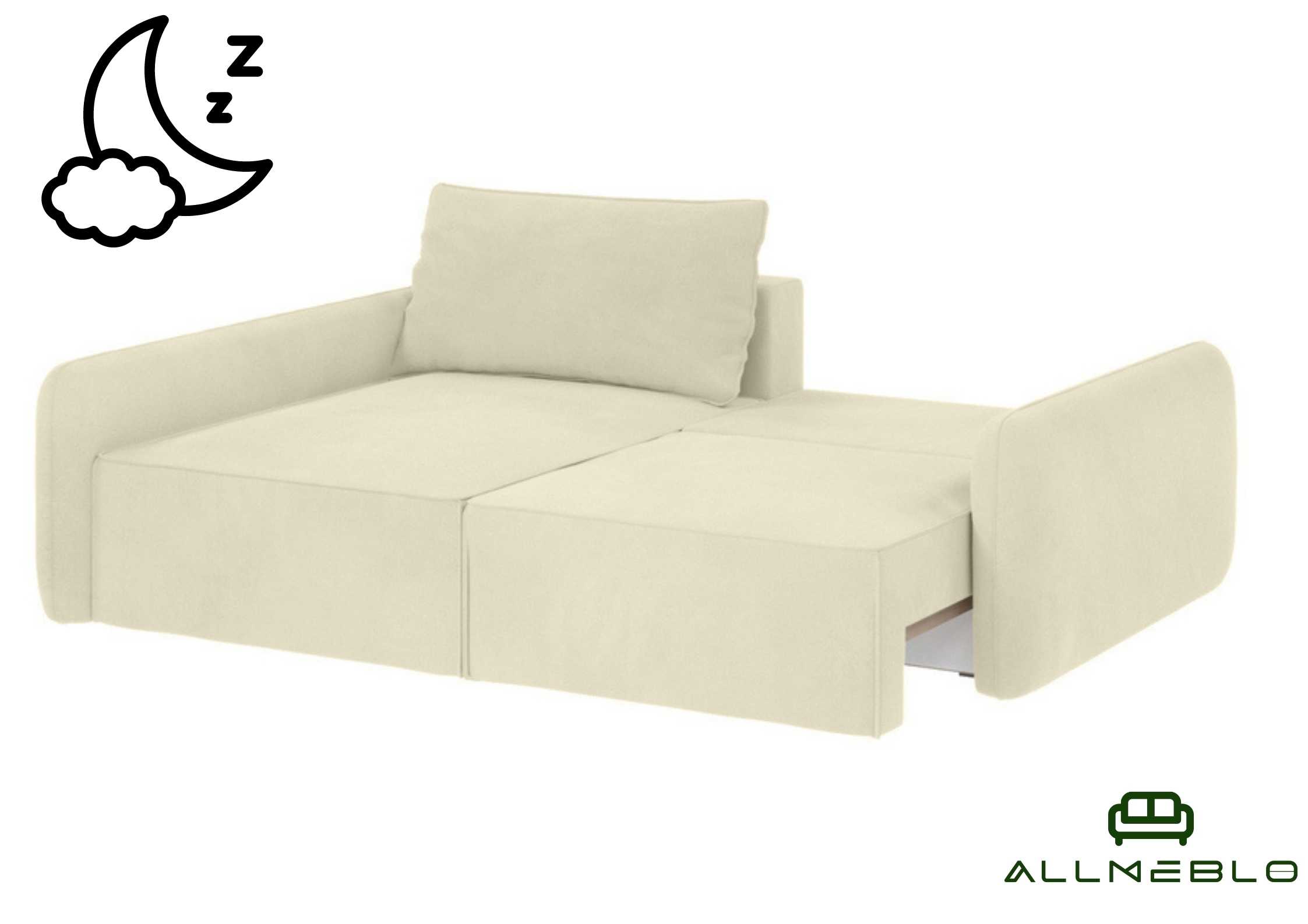 Funkcja spania narożnika Vinci SMALL